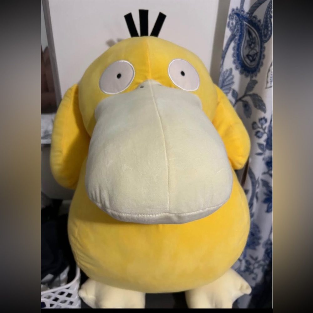 Pokemon Yellow Psyduck Stuffed Animal
